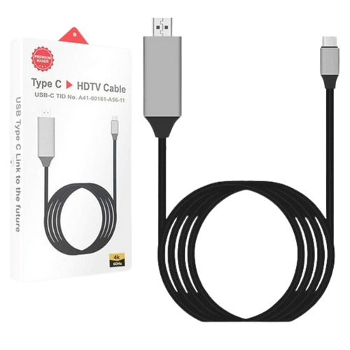 [CAB-TC-HDMI-2M-4K30] Cable USB Tipo C a HDMI 4K 30Hz 2 Metros — galería 1