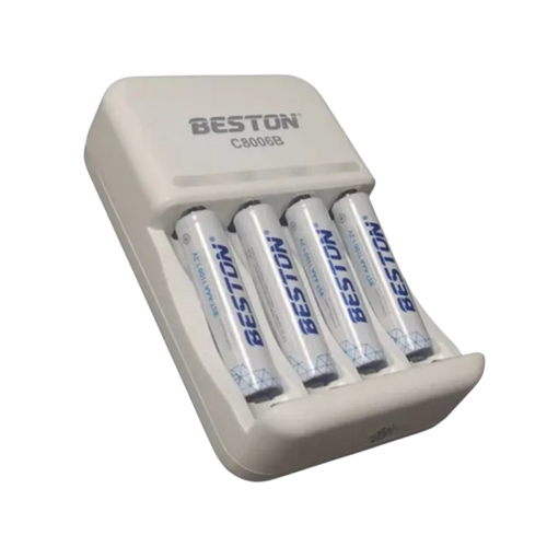 [CHG-BESTON-AA4PK] Cargador de pila recargable BESTON doble AA x4 — galería 3