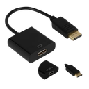 [DPHM-2025-BK] Convertidor DisplayPort macho a HDMI hembra — galería 3
