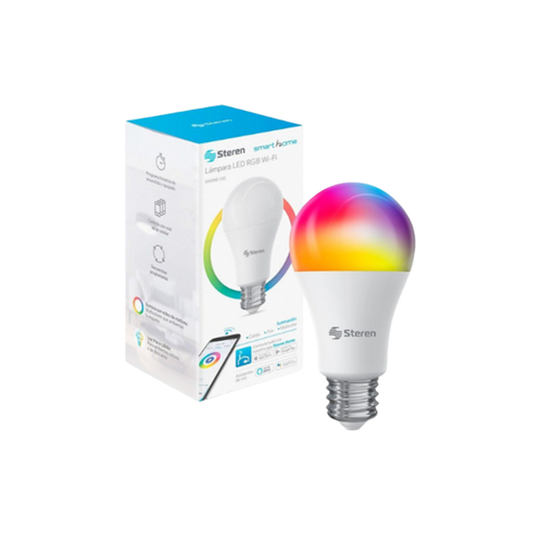 [7506250931598] Foco LED Steren Wi-Fi RGB+W Multicolor de 10 W — galería 1