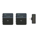 [B0DQL7L91K] Micrófono inalámbrico SX8 (1 receptor + 2 transmisores) — galería 3