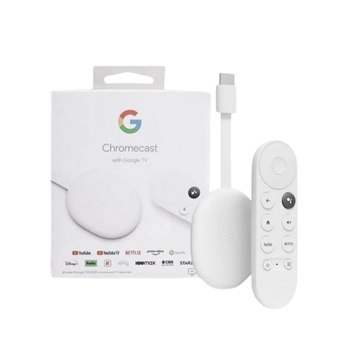 Chromecast 4 Google TV 4K Blanco