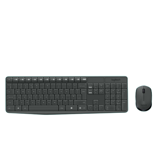 Combo Logitech Inalámbrico Multimedia Teclado + Mouse MK235