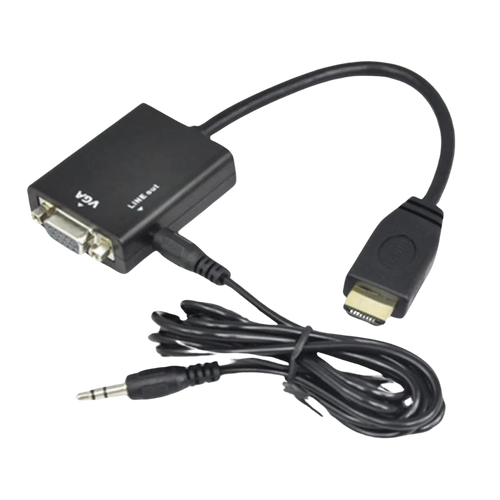 Convertidor HDMI a VGA con Salida de Audio