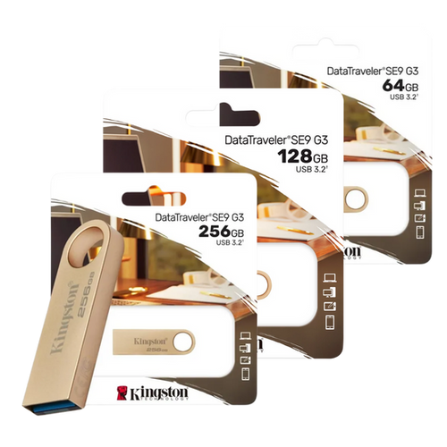 USB Kingston DataTraveler SE9 G3 (64GB, 128GB, 256GB)