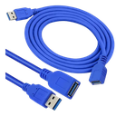 Cable de Extensión USB 3.0 Tipo A (Macho a Hembra)